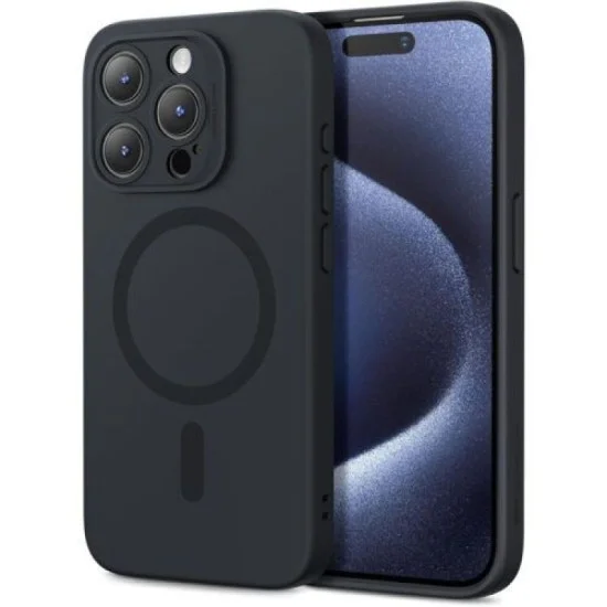 Cover Iphone 15 Pro Max Cloud Soft Clear Esr - Black